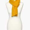 Echarpe ocre