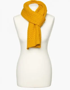 Echarpe ocre