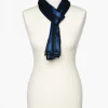 Etole noir bleu motif