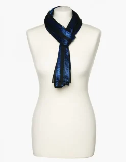 Etole noir bleu motif