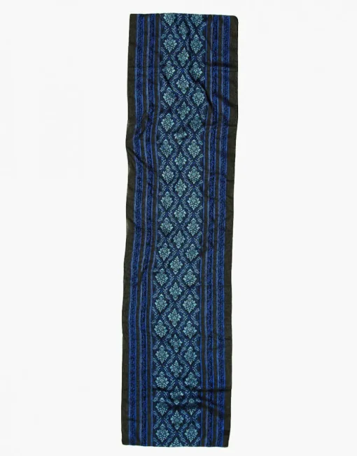 Etole noir bleu motif