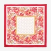 Foulard carré chic rouge