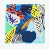 Foulard carré végétal