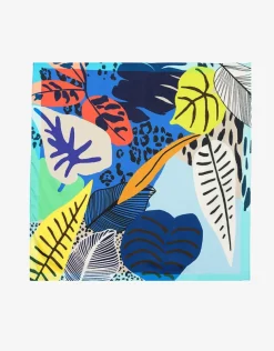 Foulard carré végétal