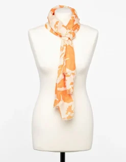 Foulard feuillage jaune