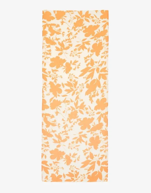 Foulard feuillage jaune