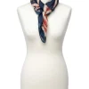 Foulard imprimé feuillage