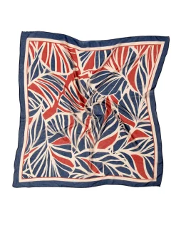 Foulard imprimé feuillage