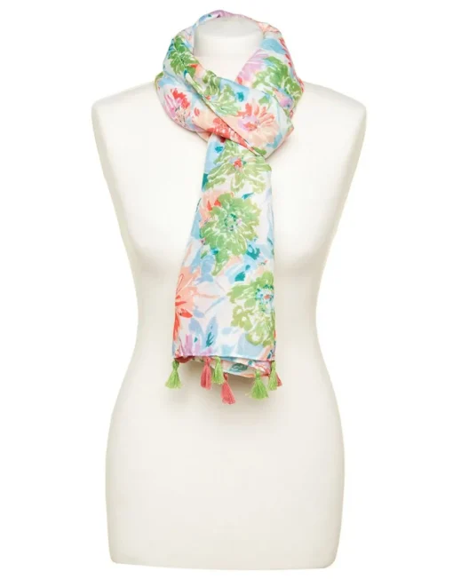 Foulard imprimé floral