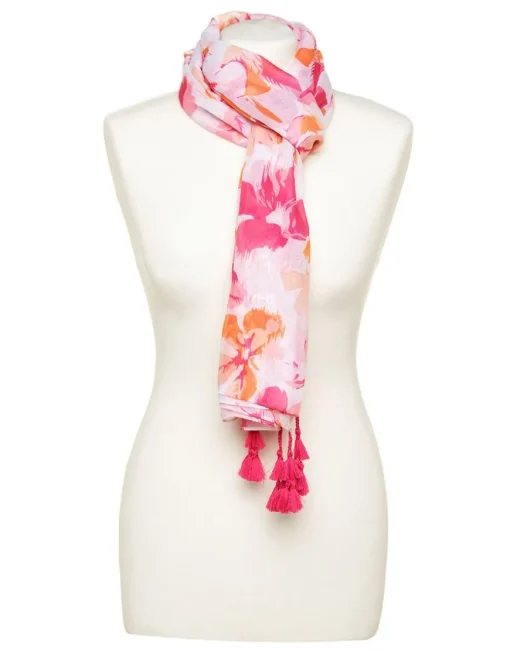 Foulard imprimé floral