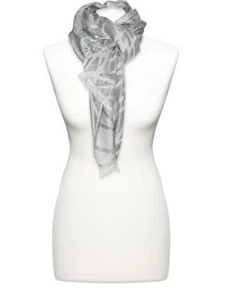 Foulard irisé argent