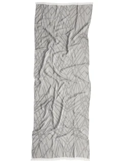 Foulard irisé argent