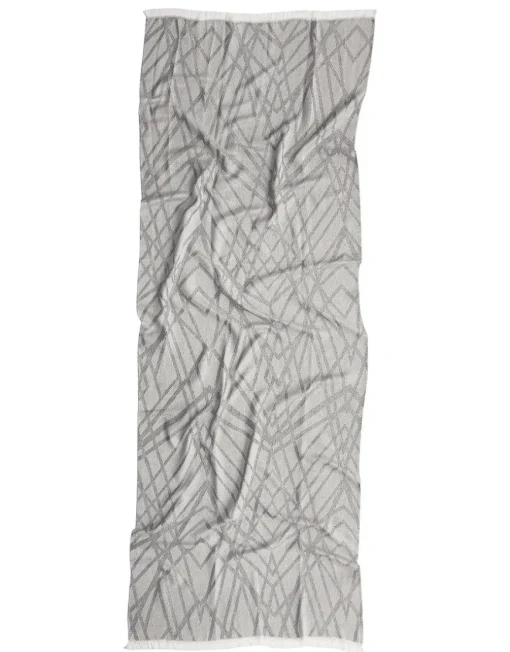 Foulard irisé argent
