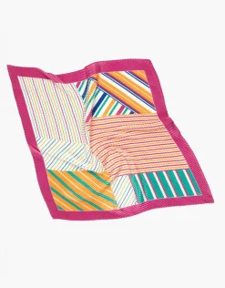 Foulard plissé carré