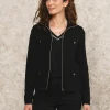 Gilet col montant noir