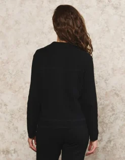 Gilet col montant noir