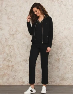 Gilet col montant noir