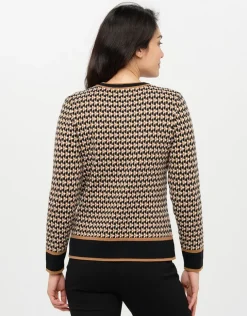 Gilet Jacquard beige
