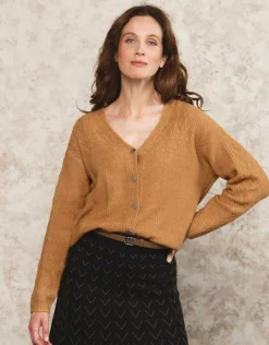 Gilet mélange laine beige