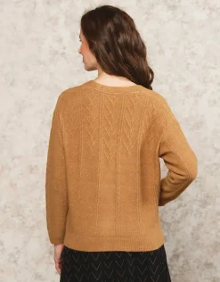 Gilet mélange laine beige