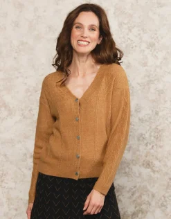 Gilet mélange laine beige