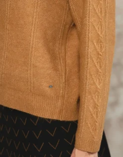 Gilet mélange laine beige