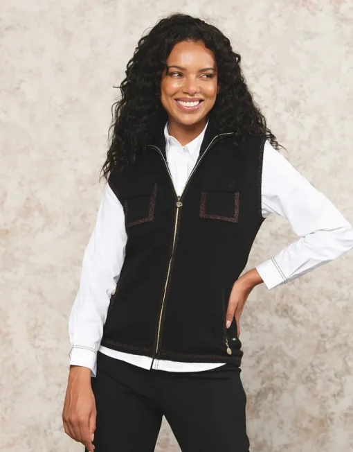 Gilet sans manches noir