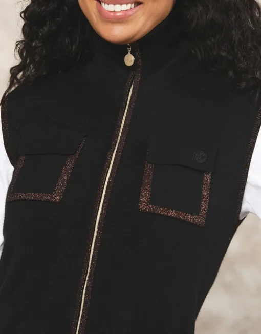Gilet sans manches noir
