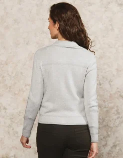 Gilet veste écrue