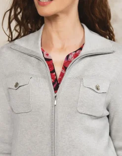 Gilet veste écrue