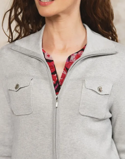 Gilet veste écrue