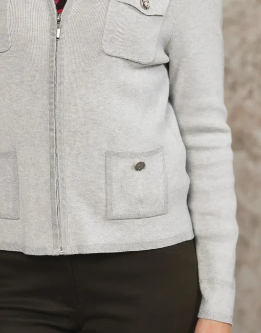 Gilet veste écrue