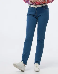 Jean ajusté bleu clair