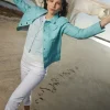 Jegging blanc stretch