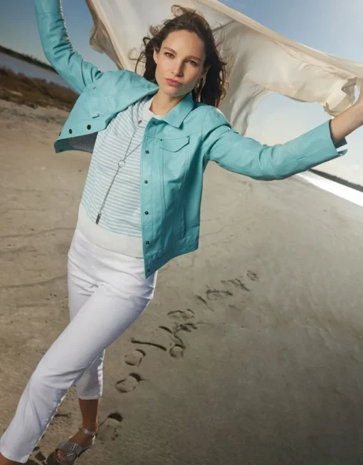Jegging blanc stretch