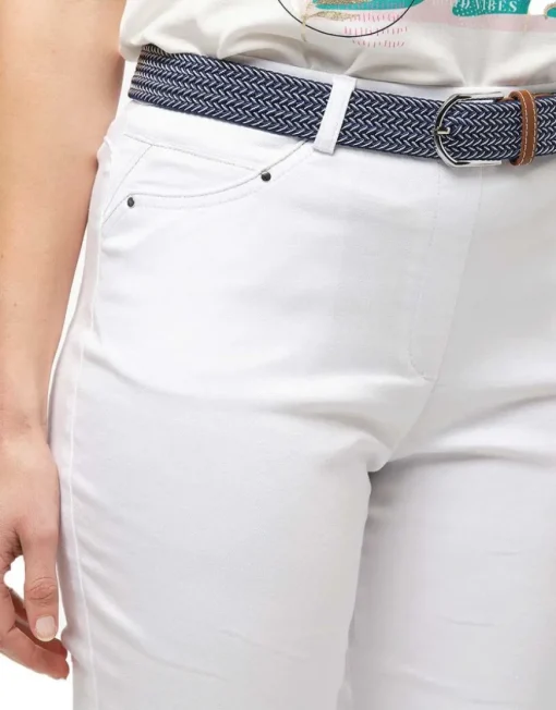 Jegging blanc stretch