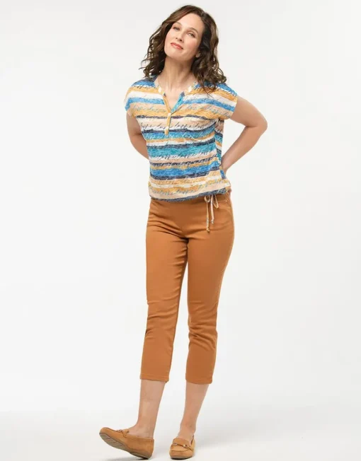 Jegging coton caramel