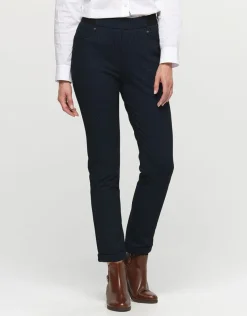Jegging 7/8e noir et bleu