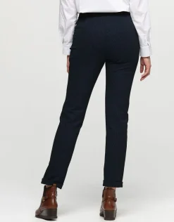 Jegging 7/8e noir et bleu
