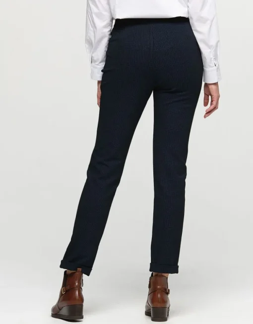 Jegging 7/8e noir et bleu