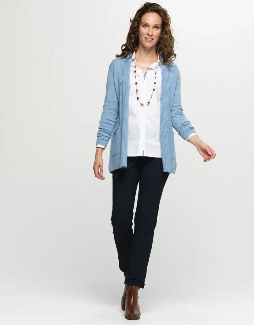 Jegging 7/8e noir et bleu