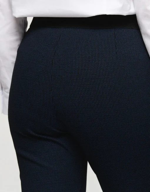 Jegging 7/8e noir et bleu