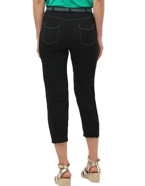 Jegging noir ceinture