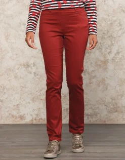Jegging rouge coton