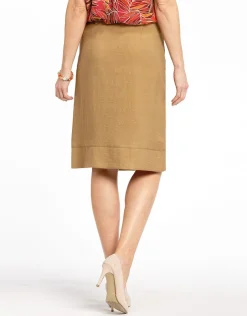 Jupe chic marron clair