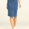 Jupe en denim clair