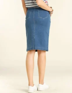Jupe en denim clair