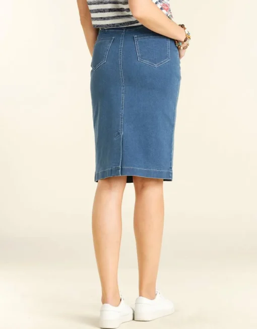 Jupe en denim clair