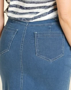 Jupe en denim clair