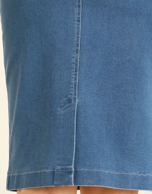 Jupe en denim clair